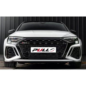 Kit de carrosserie de voiture à bon <span class=keywords><strong>prix</strong></span> pour <span class=keywords><strong>AUDI</strong></span> A3 <span class=keywords><strong>2021</strong></span> mise à niveau vers <span class=keywords><strong>RS3</strong></span> comprenant un ensemble de pare-chocs avant avec grille - Product Image 3