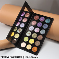 Nouveauté Palette d'ombres à paupières uniques de haute qualité Duochrome Ombre à paupières pressée scintillante Ombre à paupières brillante Palette de maquillage