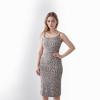 Pyjamas doux en gros, vêtements d'intérieur doux, pull mini épais personnalisé automne-hiver, articles d'ameublement doux et confortables, robe pour femme