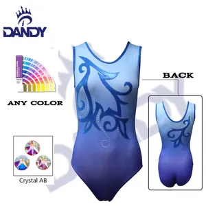 Hot Selling Lange Mouwen Danswedstrijd Kinderen Artistieke Gymnastiek Maillots Voor Kinderen Prestaties