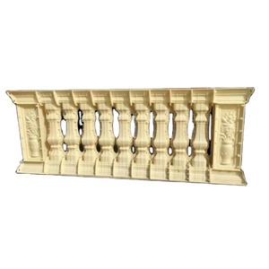 Khuôn trang trí sân vườn ngoài trời năm 2024 để đúc bê tông, lan can trụ tròn, hàng rào bằng nhựa ABS dùng trong gia đình - Product Image 2