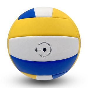 Ballon de volley-ball FVB classique bleu jaune blanc taille 5, cousu à la machine, volley-ball, <span class=keywords><strong>voleibol</strong></span> n° 5 - Product Image 5