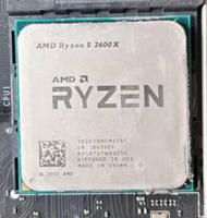 Procesador AMD Ryzen 5 2600X Usado, 6 Núcleos, 12 Subprocesos, Socket AM4, para Sobremarcha de Escritorio, Chip Desmontado de Segunda Mano