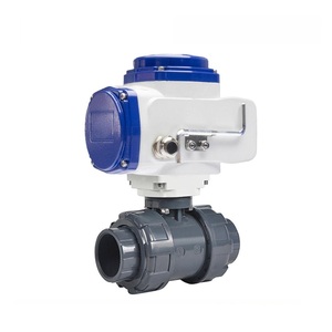 COVNA Válvula de Bola Motorizada de Plástico UPVC/PVC de 50mm 12V, Tipo T y Tipo L, HK-60-Q-PT - Product Image 3