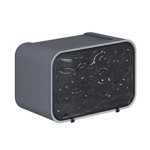 Toilet <b>Paper</b> Holder Waterproof Rectangular No Drilling Required Bathroom Storage Box Multipurpose - Product Image 1