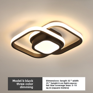 Plafonnier LED Nordique Créatif à Montage en Surface pour Intérieur, Entrée, Porche, Vestiaire, Escalier, Chambre, Décoration d'Intérieur, Luminaire - Product Image 1
