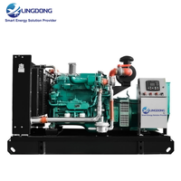 Groupe électrogène de secours au gaz naturel Yuchai 100 kW pour la maison, groupe électrogène 125 kVA, prix d'usine, AVR automatique, moteur YC6G180N-D30 pour la ferme