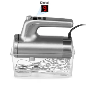Nieuwe Digitale 9 Speed Eiklopper Keuken Mixer Bakkerij Stirrer Cake Deeg Mengsel Elektrische Hand Mixer