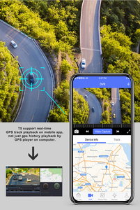 Caméra embarquée intelligente 4G avec contrôle par application, enregistreur GPS, mode stationnement et audio bidirectionnel pour la sécurité automobile - Product Image 5