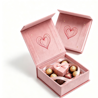 Boîtes cadeaux pliables magnétiques écologiques personnalisées CANDY, avec dos auto-adhésif, en carton ondulé, impression personnalisée