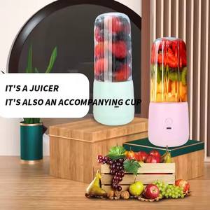 Extractor de Jugos Inalámbrico al por Mayor, de Gran Tamaño, Recargable por USB, Licuadora Portátil, Máquina Exprimidora de Frutas para el Hogar - Product Image 4