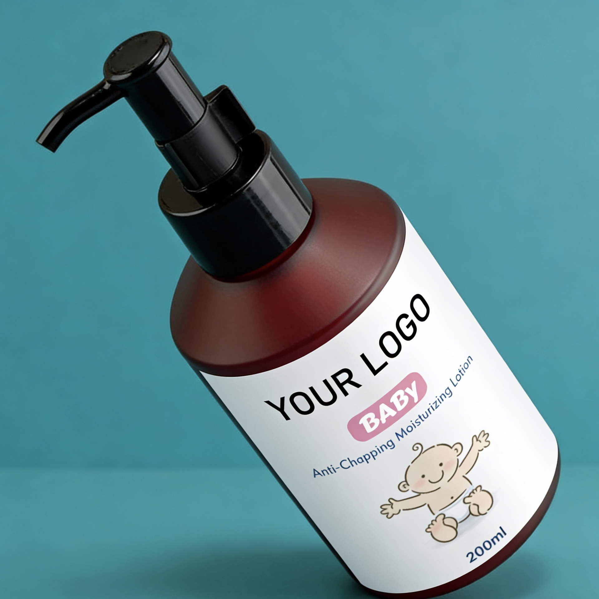 ORANGLES OEM Natural Organic Baby & Children's Body Lotion 500ml – Moisturizing Skin Care Lotion for Soft, Smooth & Healthy-Looking Skin - high resolution display - Image 2 of 3 | perfect for office | California | Free Shipping ORANGLES
