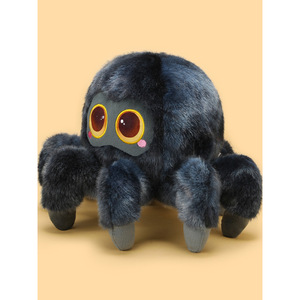 Peluche de la serie Araña de Ojos Grandes Transfronteriza, modelo Araña Pequeña Trojana Lucas, Figura de Insecto Araña Saltarina - Product Image 4
