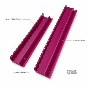 HOTEAM - Juego de 4 Soportes de Acrílico Morado para Fichas de Mahjong, Bandejas Profesionales para Fichas de Mahjong Americano y Chino, Venta al por Mayor - Product Image 2