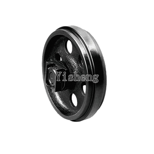 Piezas del tren de aterrizaje de la excavadora MM15T MM20 MM20CR MM20SR MM20T <span class=keywords><strong>MM25</strong></span> mini excavadora pista rueda loca delantera rodillo - Product Image 2