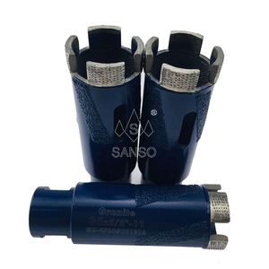Forets sans fil Sanso, forets diamantés brasés sous vide, forets à noyau, couleur personnalisée, carrelage en porcelaine, béton armé, <span class=keywords><strong>16</strong></span>-56 mm - Product Image 1