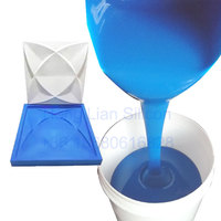 RTV2 Ornement en silicone liquide blanc Moule à carreaux 3D Moule en pierre artificielle Caoutchouc de silicone Faire brique Moule à glissement en pierre