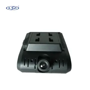 LSZ AHD 1080P双镜头汽车DVR摄像机免费软件CMSV6远程监控汽车仪表板摄像机，带全球定位系统4g和无线网络
