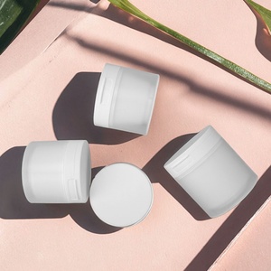 50g 100g 120g 150g 200g Empty Skin Care Eye Cream Round clear Frosted Cosmetic Cream <b>Plastic</b> PP <b>Jar</b> with Screw Top - Product Image 1