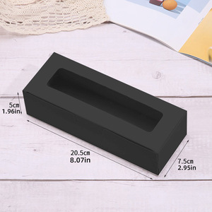 Wholesale Branded Paper Food <b>Boxes</b> Kraft Box with Clear Window - Custom Printed <b>Boxes</b> for Cookie Candy Macaron - Product Image 2