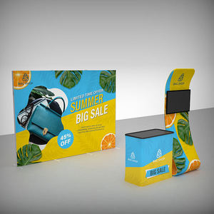 Étagères d'affichage en aluminium de haute qualité pour boîte à lumière publicitaire, présentoir en tissu pour stand d'exposition, mur - Product Image 3