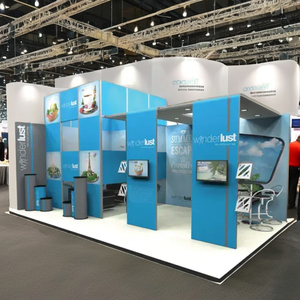 Stand de Exhibición Modular Fácil de Instalar, Portátil, para Ferias Comerciales, Equipo de Publicidad de Aluminio, Pancartas Duraderas - Product Image 6