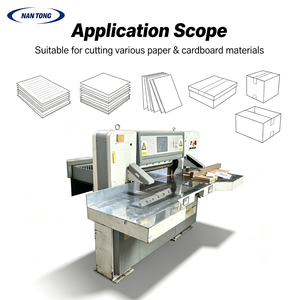 Coupe-papier grand format d'<span class=keywords><strong>occasion</strong></span>, coupe-papier à guillotine d'<span class=keywords><strong>occasion</strong></span> pour l'impression et la post-pressage - Product Image 2