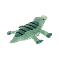 Peluches crocodile lestées personnalisées OEM ODM, adorable peluche alligator verte pour enfants, cadeaux d'accompagnement