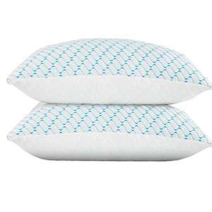 <strong>Memory</strong> <strong>Foam</strong> <strong>Pillows</strong> <strong>Adjustable</strong> Cooling <strong>Pillow</strong> for Side Back Stomach Sleepers Washable Removable Cover - Product Image 1