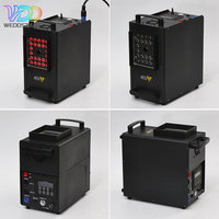 Máquina de Humo LED RGBW DMX512 Inalámbrica de 24x10W, Equipo de Efectos de Niebla Metálica de 2500W para Bodas, Fiestas, DJ, Discotecas y Celebraciones