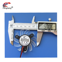 Yüksek hızlı eksenel akış Mini Fan 60x60x10mm 60mm 5v 12v 24v 5000rpm LED araba ışıkları için soğutma fanı