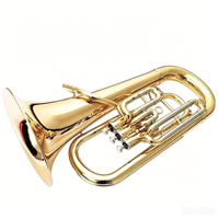 Tuba Euphonium Profesional Bb Tune, Instrumen Tiup Berkualitas Tinggi, Hemat Biaya, dan Dapat Disesuaikan