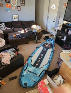 Tabla de Paddle de pie inflable OEM personalizada, tabla larga grande redonda, tablas de surf <span class=keywords><strong>Sup</strong></span>, tabla de Paddleboard profesional - Product Image 4