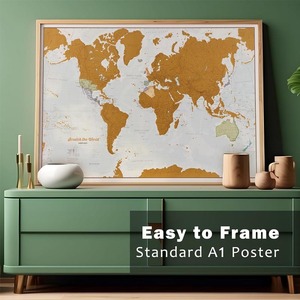 <span class=keywords><strong>Mapa</strong></span> de viaje Scratch the World-<span class=keywords><strong>Mapa</strong></span> del mundo frameable - Product Image 2