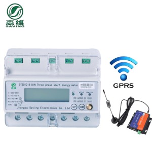 新到货单相智能千瓦时电表，带液晶显示器4G Wifi通信电能表<span class=keywords><strong>3</strong></span> Din轨道物联网4G MQTT协议 - Product Image 6