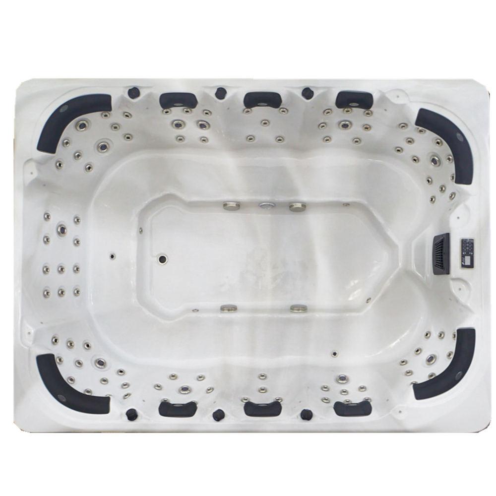 Идеальный Meredith spa для плавания без хлора, бесконечный бассейн, спа