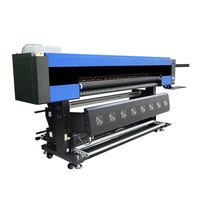 Impresora de Sublimación Digital de Gran Formato de 1.9m, Impresora Textil con Tinta Eco Solvente y 4 Cabezales I3200