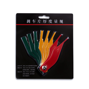 Brake Pad Thickness <b>Gauge</b> 2mm 3mm 4mm 5mm 6mm 8mm 10mm 12mm For Car Brake Inspection <b>Tool</b> Universal Manual <b>Measure</b> - Product Image 1