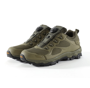 Chaussures tactiques d'entraînement sportives d'été DFE01 pour activités extérieures avec empeigne en maille respirante et système de laçage rapide à verrouillage/déverrouillage - Product Image 2