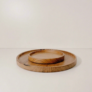 Wooden Tableware Wooden Dinnerware Eco Friendly Kitchenware Handmade Wood Plate Restaurant Serving Plate Natural Wood <b>Dish</b> - Product Image 1