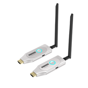 FJGEAR Kit Ekstender HDMI Nirkabel 4K, Jangkauan 50M/100M/150M/200M, <span class=keywords><strong>Transmitter</strong></span> & <span class=keywords><strong>Receiver</strong></span> Audio Video Latensi Ultra-Rendah 1TX 4RX - Product Image 2