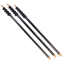 SW Wholesale - Poteau télescopique réglable personnalisé en fibre de carbone, Poteau de support en fibre de carbone, Poteau tubulaire rond télescopique en fibre de carbone