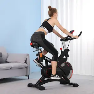 Bicicleta de ejercicio para gimnasio en casa interior, máquina de ciclo de bicicleta giratoria