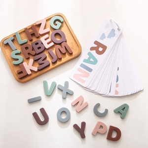 PGJ1314 Gioco Puzzle in Silicone per l'Apprendimento dell'Alfabeto Montessori per Bambini in Età Prescolare - Ausilio Didattico per Bambini dai 2 ai 4 Anni - Product Image 3