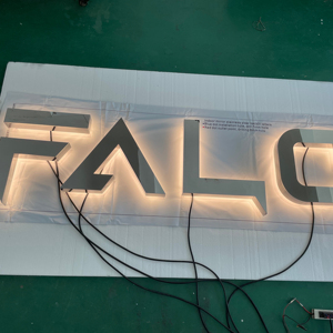 Venta al por mayor retroiluminación acrílico 3D palabra signo escaparate Decoración Luz LED al aire libre publicidad palabras personalizado LED signo - Product Image 1