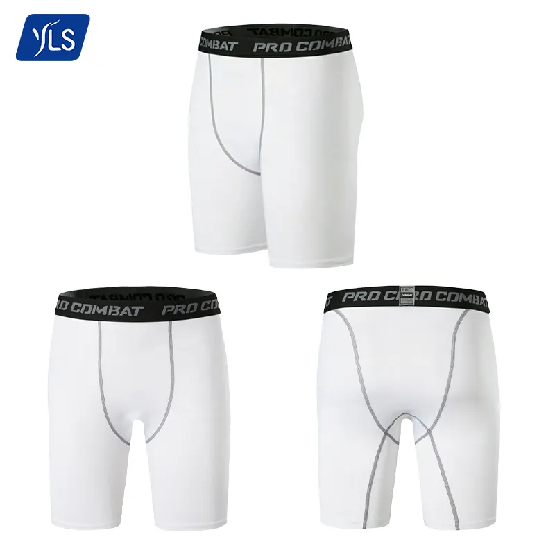 YLS 2023 Summer Wholesale Men Biker Shorts Compression Tight Shorts Underwear Gym Leggings For Men