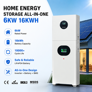6KW 16KWH Integrated Household Energy Storage <b>Battery</b> 51.2V Solar System, <b>Battery</b> Solar Grid <b>Connected</b> Hybrid - Product Image 1