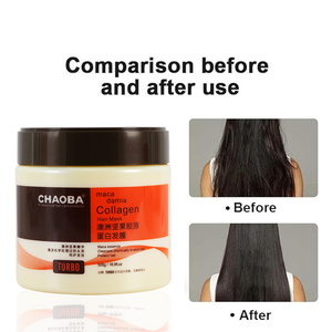 Masque capillaire réparateur profond à l'huile d'argan et de macadamia, essence pour <span class=keywords><strong>cheveux</strong></span> secs et abîmés, traitement au collagène pour tous types de <span class=keywords><strong>cheveux</strong></span>, 500 ml - Product Image 1