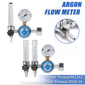 Brass and Aluminium MIG Welder Gas Regulator Tig <b>Flow</b> <b>Meter</b> Gauge for Industrial Use - Product Image 5