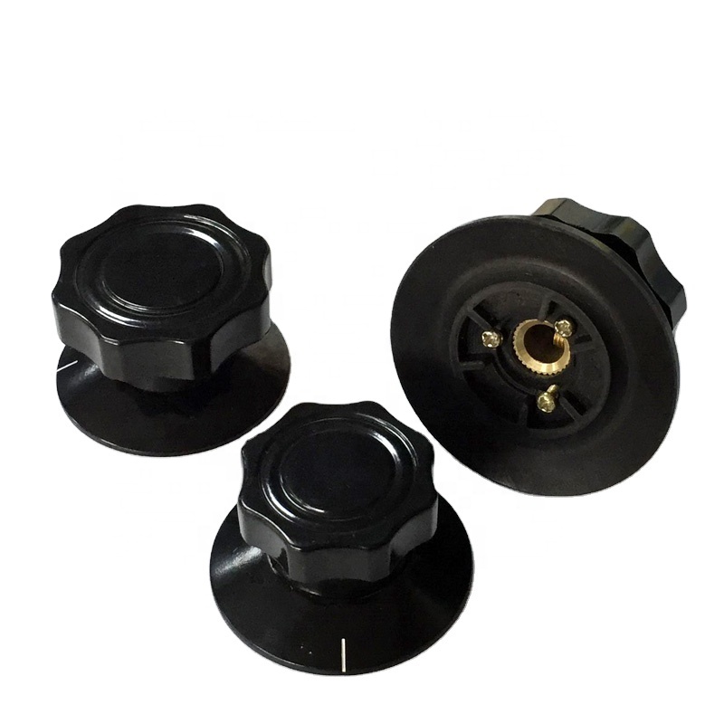 Top Dia:33mm*Bottom Dia38mm*H22mm phenolic plastic knob control d shaft knobs